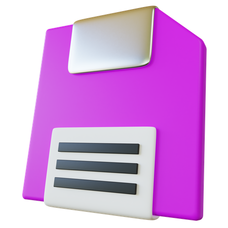 Floppy Disk Memory  3D Icon
