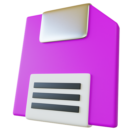 Floppy Disk Memory  3D Icon