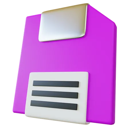 Floppy Disk Memory  3D Icon