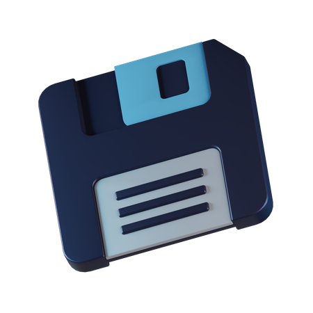 Floppy Disk Save  3D Icon