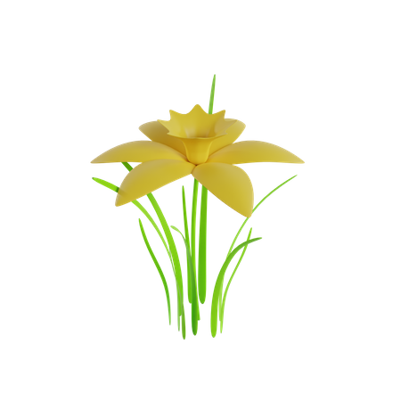 Flor  3D Icon