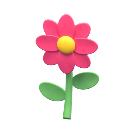 Flor  3D Icon