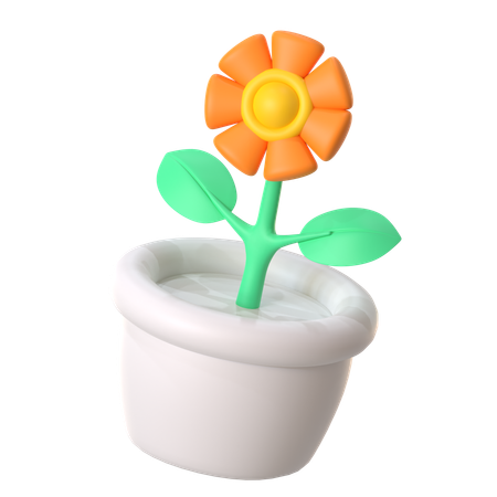 Flor  3D Icon