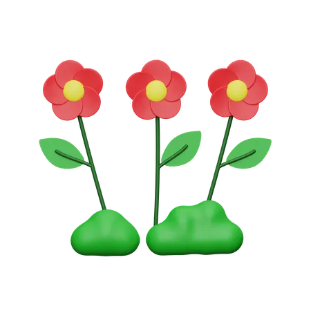 Flor  3D Icon