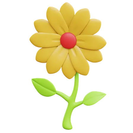 Flor  3D Icon