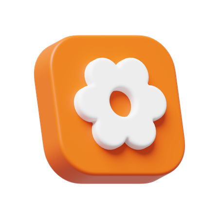 Flor  3D Icon