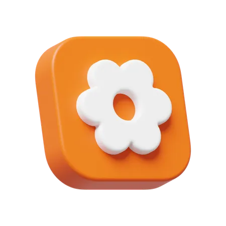 Flor  3D Icon