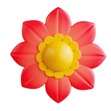 Flor  3D Icon