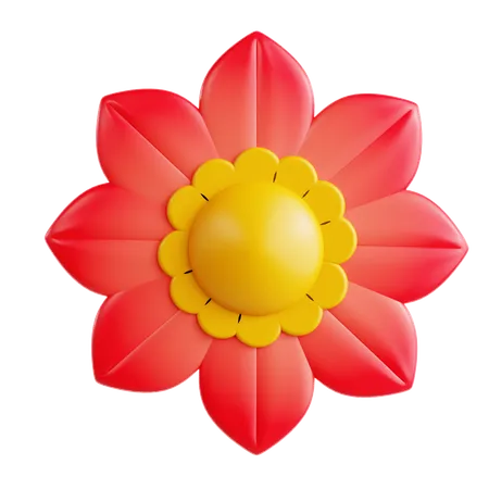 Flor  3D Icon