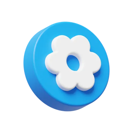 Flor  3D Icon