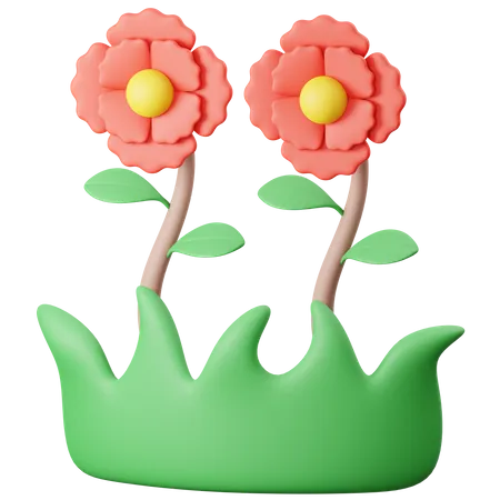 Flor  3D Icon