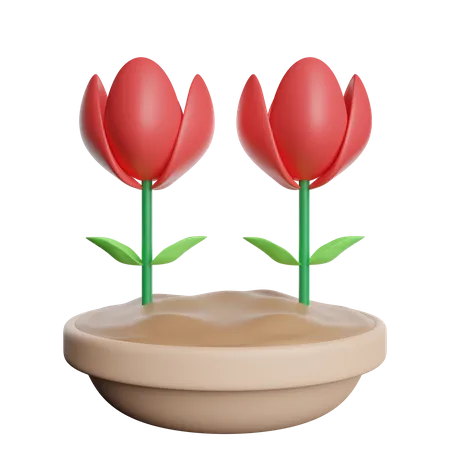 Flor  3D Icon