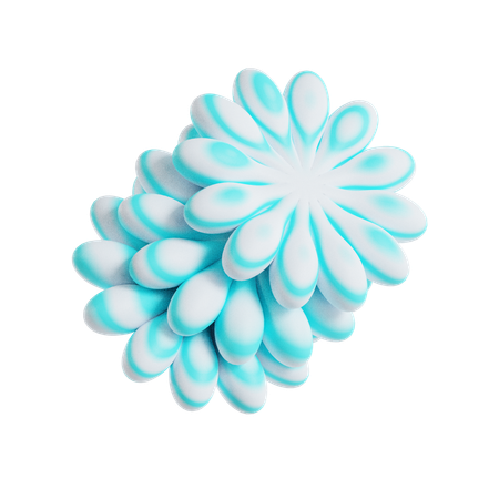 Flor abstrata  3D Icon