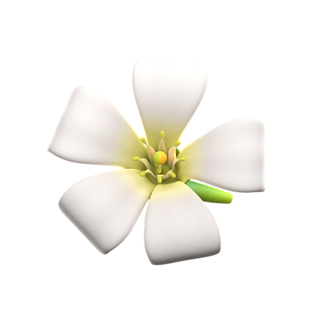 Flor amarela  3D Icon