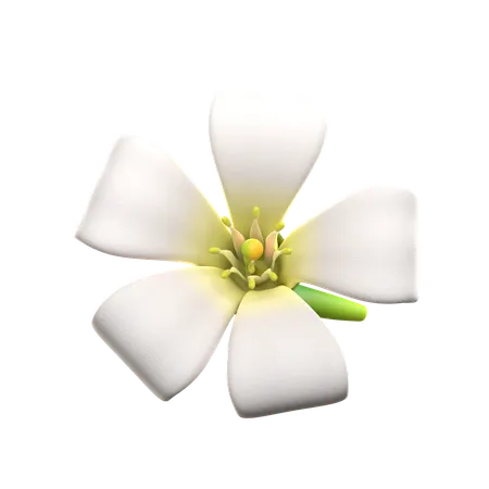 Flor amarela  3D Icon