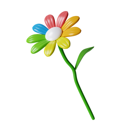 Flor do arco-íris  3D Icon