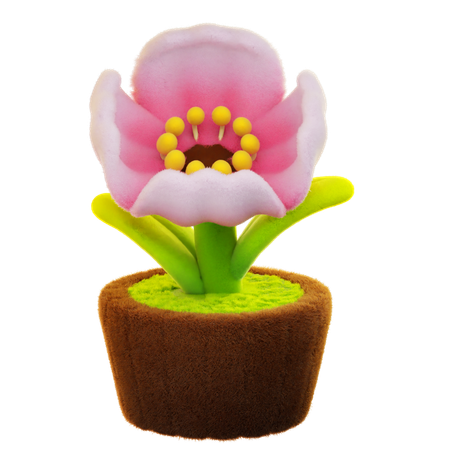Flor de Amapola  3D Icon