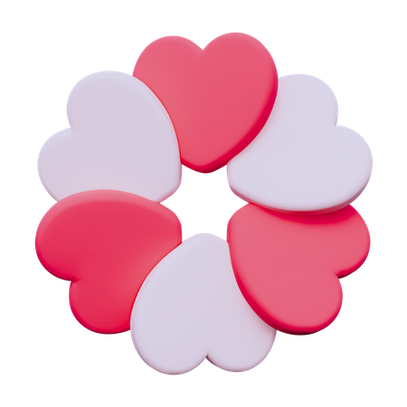 Flor de amor  3D Icon