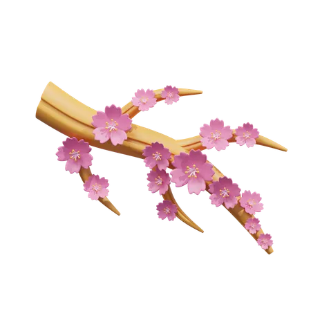 Flor de cerejeira  3D Icon