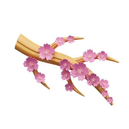 Flor de cerezo  3D Icon