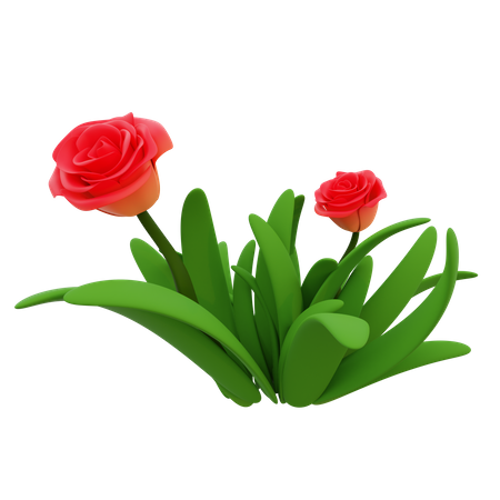 Flor de la hierba  3D Icon