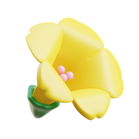 Flor de ipe  3D Icon