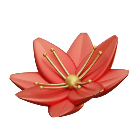 Flor de la suerte  3D Icon