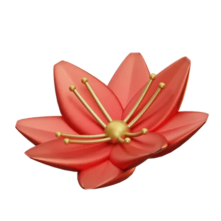 Flor de la suerte  3D Icon