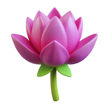 Flor de Lotus  3D Icon