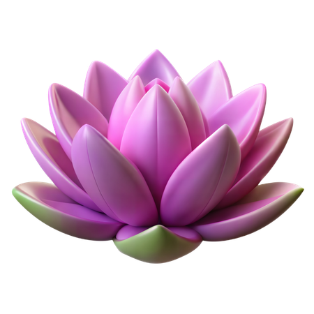 Flor de Lotus  3D Icon