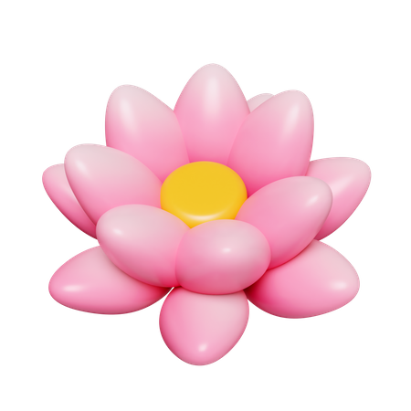 Flor de Lotus  3D Icon
