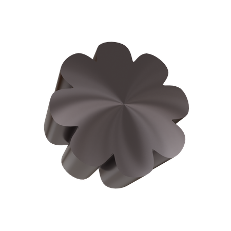 Flor de metal  3D Icon