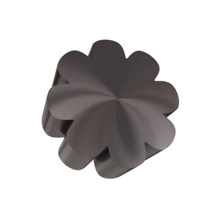 Flor de metal  3D Icon