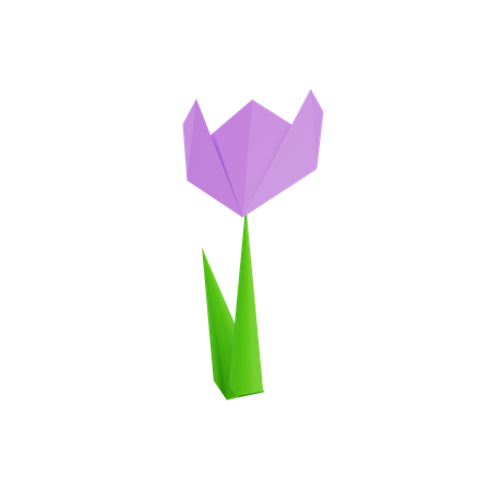 Flor de papel  3D Icon