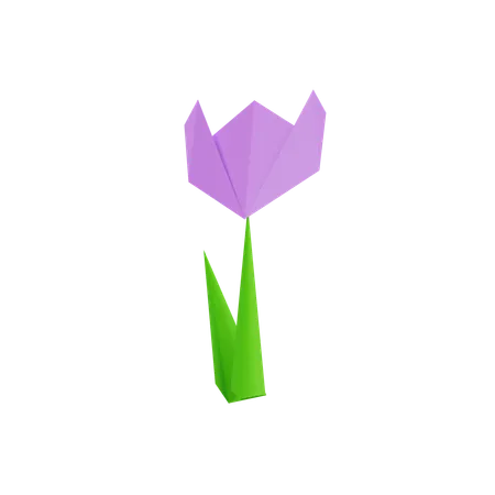 Flor de papel  3D Icon