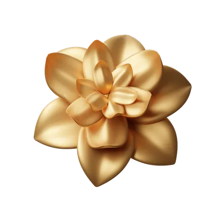 Flor de Oro  3D Icon