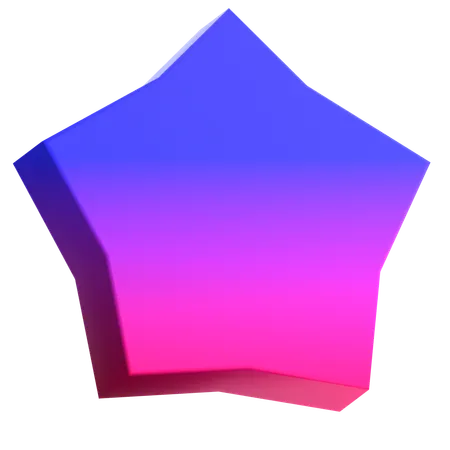 Flor estrella  3D Icon