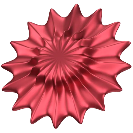 Forma abstracta de flores  3D Icon