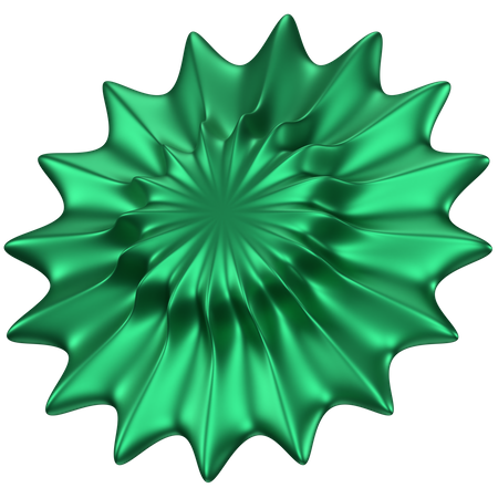 Forma abstrata de flor  3D Icon