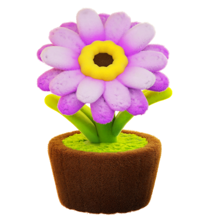 Flor de gerbera  3D Icon