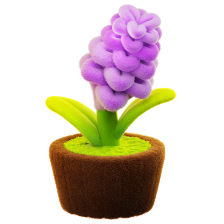 Flor de lavanda  3D Icon