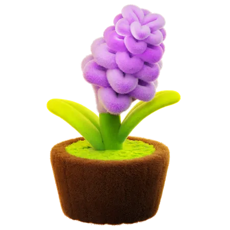 Flor de lavanda  3D Icon