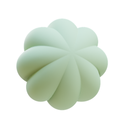 Nuvem de flores  3D Icon