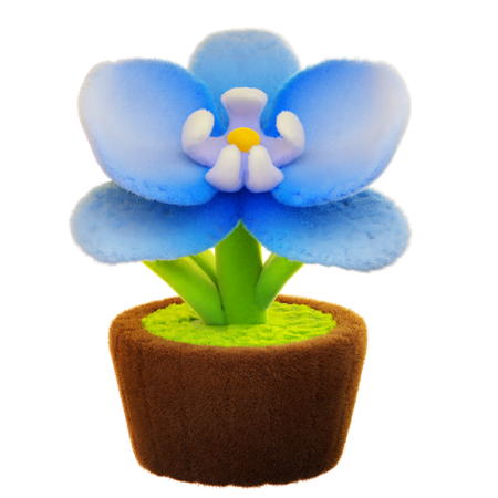 Orquídea  3D Icon