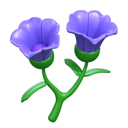 Flor de petúnia  3D Icon