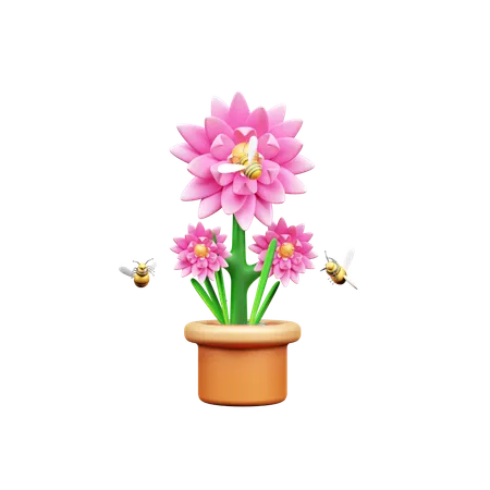 Planta de flor  3D Icon