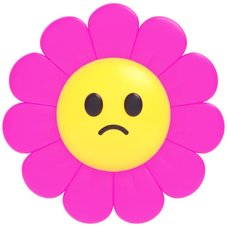 Flor triste  3D Icon