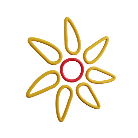 Floral  3D Icon