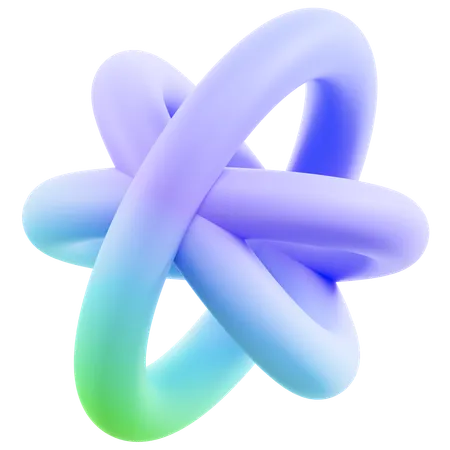 Abstrait floral  3D Icon