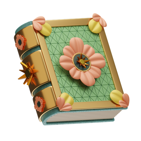 Floral Enchantment Journal  3D Icon